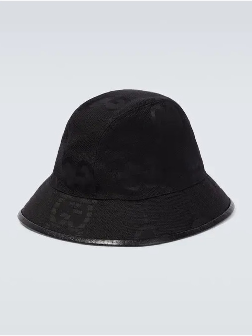 Gucci black canvas GG Bucket Hat